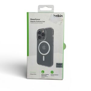 Belkin SheerForce Magnetic Protective Case Apple iPhone 14 Pro Clear NWT